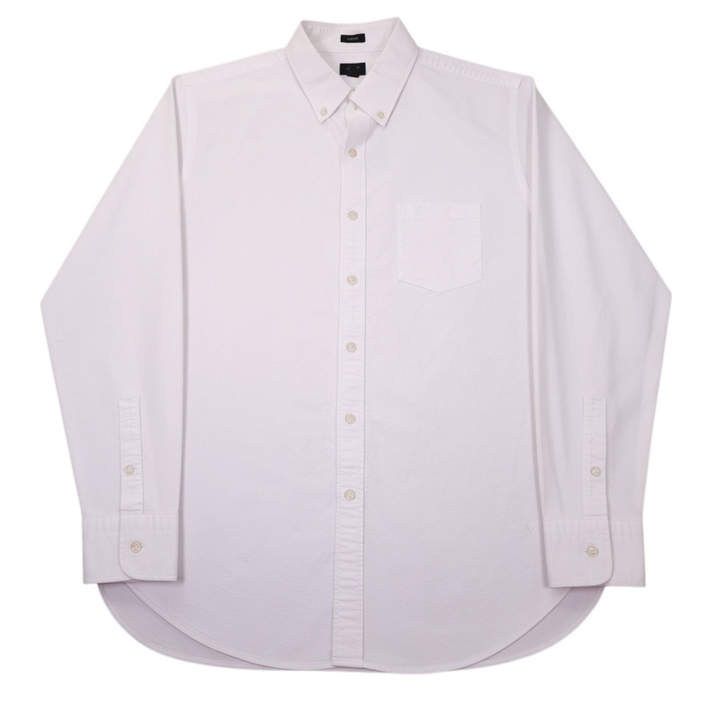 J Crew Ludlow Oxford Shirt Mens L White Button Down Long Sleeve Preppy Office